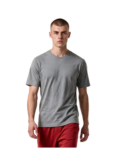 Talek Erkek Gri Günlük Stil T-shirt 26ke0007-grı