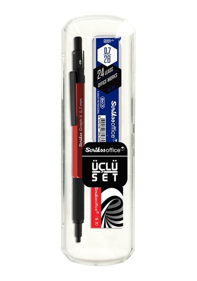 Scrikss Okul Seti Graph-x Color Versatil+min+silgi Çok Renkli