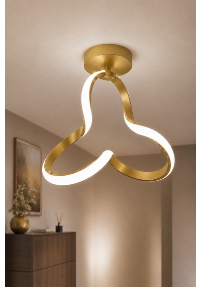 AvizeGO Cevina Led Plafonyer Avize Beyaz Işık Eskitme