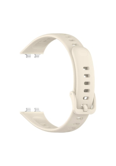 Caseonn Huawei Band 11 Pro Kordon Tam Korumalı Spor Silikon Kordon Kayış Bej
