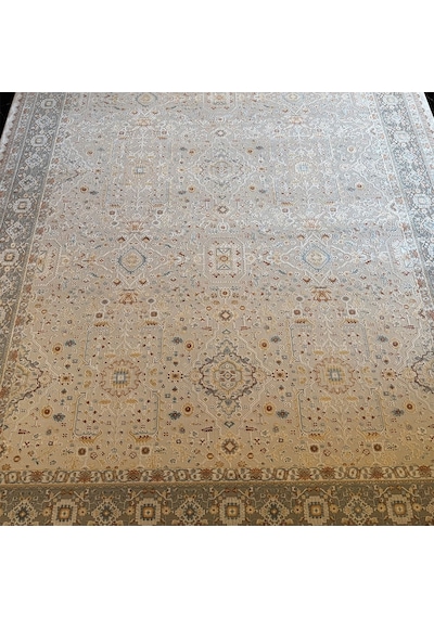 Sanat Halı Lagos 4100 A.gri Klasik Salon Halısı Renkli