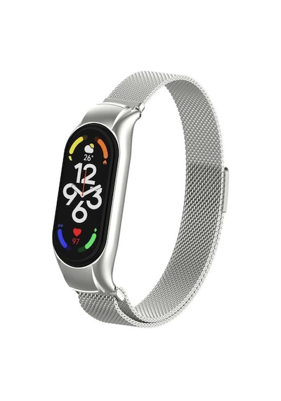 Xiaomi Uyumlu Mi Band 7 Kordon Milano Loop Metal Kordon