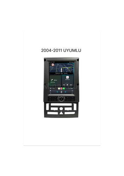 Snp Serisi Peugeot 407 Uyumlu Tesla Ekran 6-128 Gb Hafıza Multimedya Sistemi Geri Görüş Kamerası Dahil 9.7''