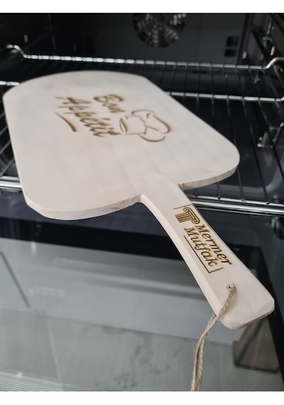 Mermer Mutfak Ahşap Fırın Küreği Pizza Küreği 19X40Cm Kavak Mermer Mutfak Ahşap Fırın Küreği Pizza Küreği 19X40Cm Kavak