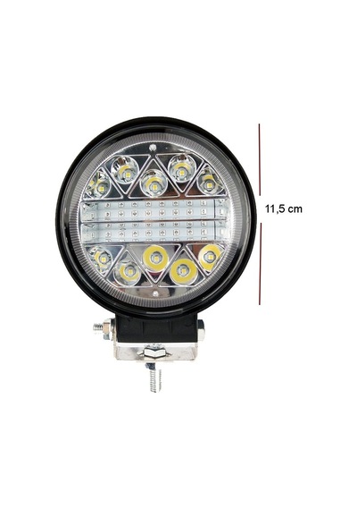 Yuvarlak Flaşlı Sis Lambası 12-24v / Lass314