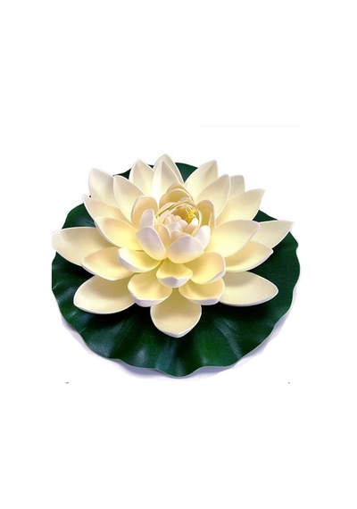 Dekoratif Yapay Lotus Çiçeği Şeffaf