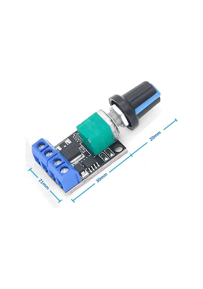 5V/16V 10A Mini DC Motor Sürücü Hız Kontrol Devresi 0-100% Pot Kontrollü Pwm Açma Kapama Butonlu