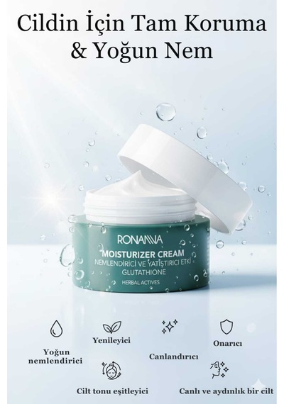 Ronanna Yoğun Nemlendirici Krem - Onarıcı, Aydınlatıcı, Tüm Ciltler İçin - 50ml