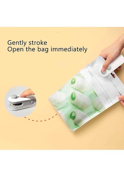 Mini Şarj Edilebilir Poşet Kapatıcı Ve Kesici Çok Renkli