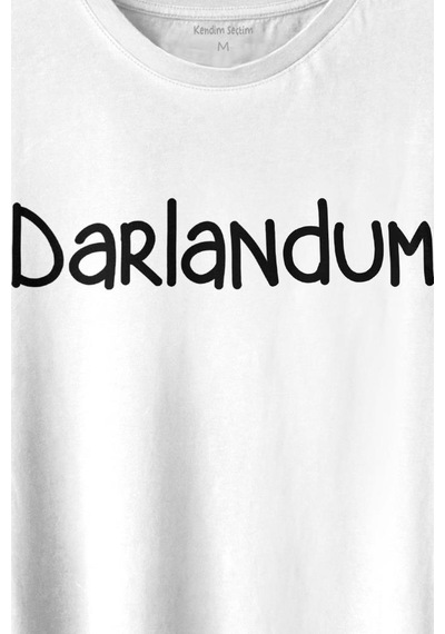 Darlandum Darlandım Dar Lan Dum Karadeniz Trabzon Baskılı Tişört Unisex T-shirt 001