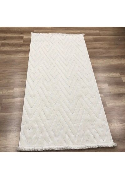 Hoom Rugs Mind 1118 Krem Modern İskandinav Kaymaz Taban Halı Krem