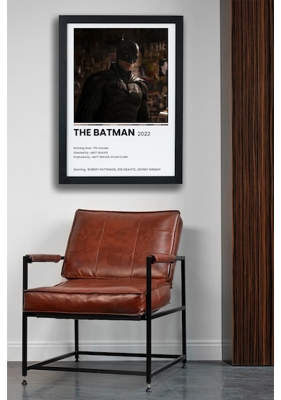 The Batman Dizi-film Siyah Çerçeveli Tablo Poster
