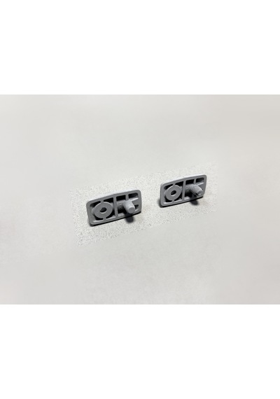 2 X Vw Polo Hb 6n1 1995-2000 Güneşlik Klipsi Gri Sol-sağ