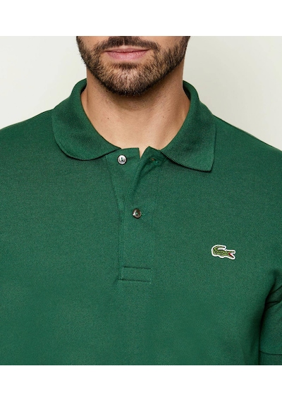 Lacoste Erkek Klasik Pike Kumaş Polo T-shirt Koyu Yeşil