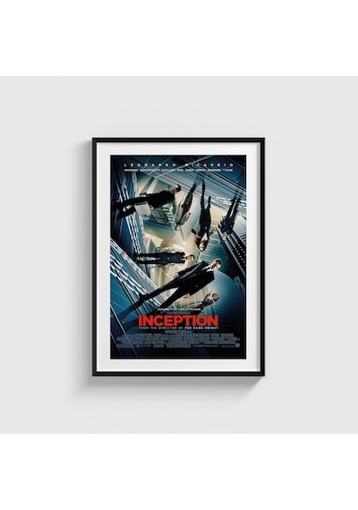 Inception 2010 Film Posteri Tablo Çerçeveli Poster Duvar Dekorasyonu Siyah Çerçeveli Tablo Siyah Çerçeveli Tablo Dn11d288sıyah
