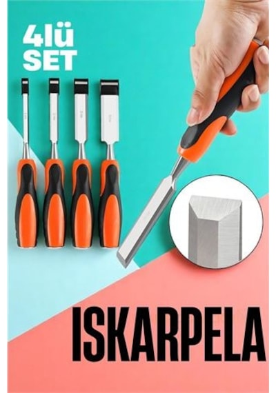 Modacar Iskarpela Seti - Vanadyum Çelik Ahşap İşleme Aleti Profesyonellere Ahşap Keski Seti