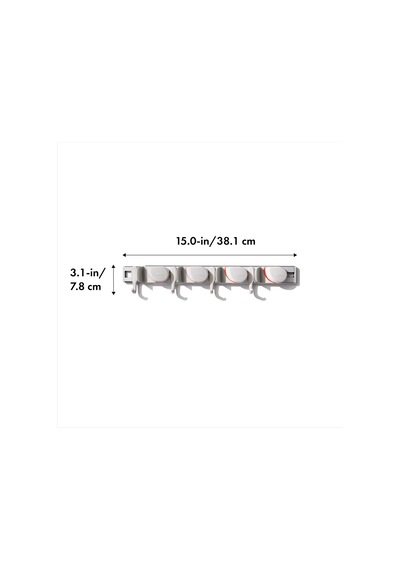 Good Grips Duvar Düzenleyici, Paspas Ve Süpürge İçin, 7,6 X 12,7 X 43,2 Cm