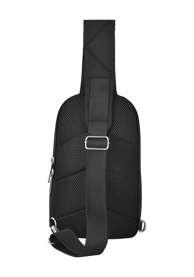 Wiwu Hali Serisi Crossbody 1680d Su Geçirmez Naylon Kumaş Omuz Askılı Çapraz Vücut Çantası Siyah