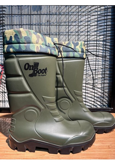 Boot Src Poliüretan Soğuk Su Geçirmez Iş ve Av Botu Çizmesi Haki