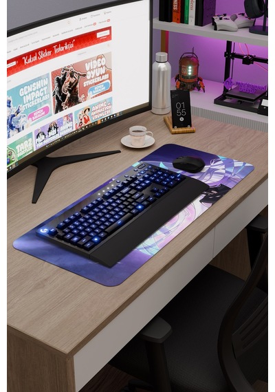 Skirk Genshin Impact Anime Gacha V4 - 70x30 Xl Gaming Mouse Pad Fare Altlığı