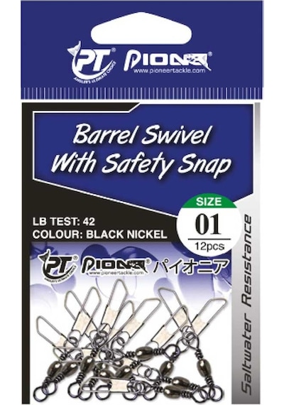 Pioneer Barrel Swivel With Safety Snap Fırdöndü 2