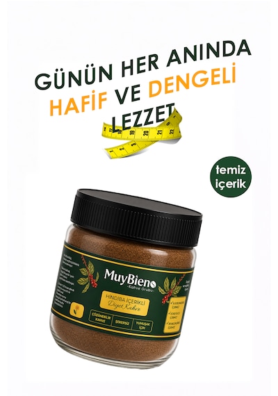 Hindiba Diyet Kahve 1 Aylık- 60 Kullanım 150 Gr Kavanoz Seri Granül