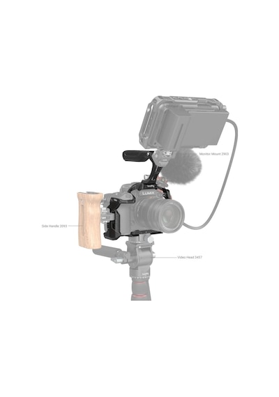Smallrig 3441 Panasonic Lumıx Gh6 / Gh7 İçin Black Mamba Serisi Kamera Kafes Kiti