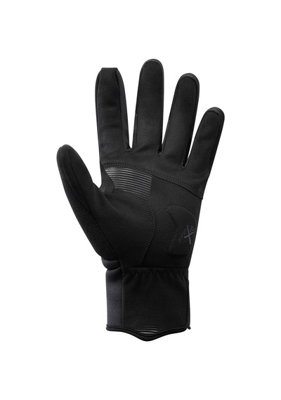 Shimano Windbreak Thermal Uzun Parmak Eldiven Metalik Gri M Siyah