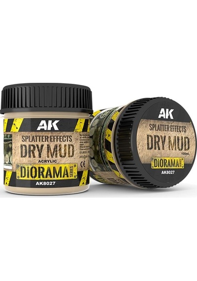 Ak 8027 100 Ml. Kuru Çamur Sıçrama Efekti, Akrilik, Diorama Serisi Zemin Dokusu-56219