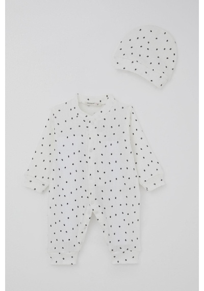 Breeze Kız Bebektulum Mini Çiçek Masalı 0-6 Ay, Beyaz Beyaz