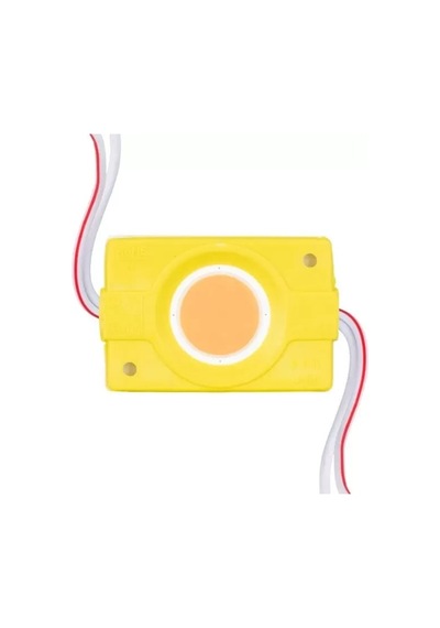 Hubrendy Sh 12 Volt 2.4 Watt Sarı Cob Led Modül - 40x22 Mm