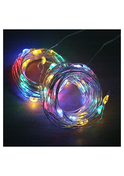 3x2 Metre Kumandalı Rgb Perde Led - Çok Renkli Peri Led Işık Dekarosyon Süsleme