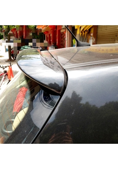Peugeot 307 Spoiler, Abs Plastik Piano Black Parlak Siyah Spoyler