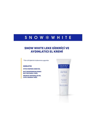 Sheida Snow White Leke Karşıtı El Ve Yüz Bakım Seti