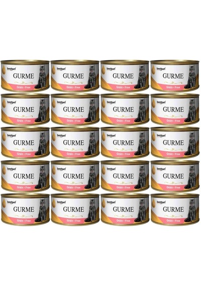 BestPet Gurme Kedi Konservesi Somonlu Sterilised 20 x 100 G