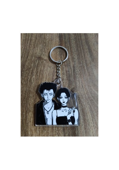 Owl Bag Nana Osaki And Ren Honjo Love Desenli Acrylic Anahtarlık Çanta Süsü Çok Renkli