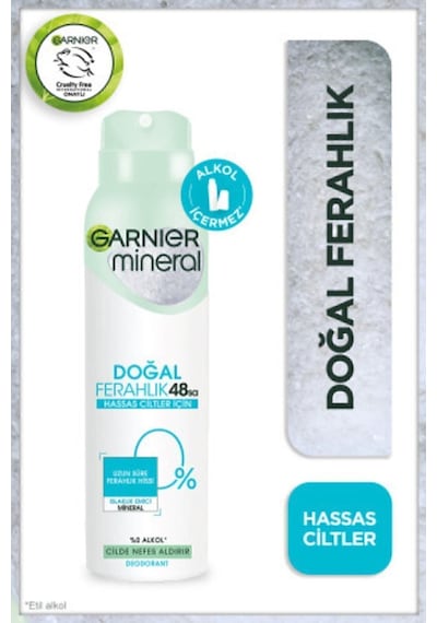 5'li Mineral Doğal Ferahlık Sprey Deodorant Seti