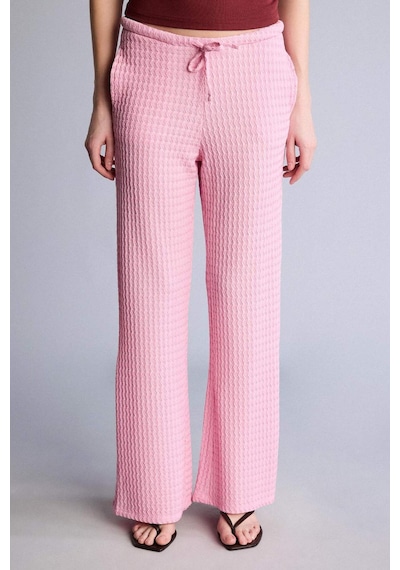 Defacto Wıde Leg Cepli Normal Bel Standart Boy Bürümcük Pantolon F7659ax26smpn171 Pembe-pn171