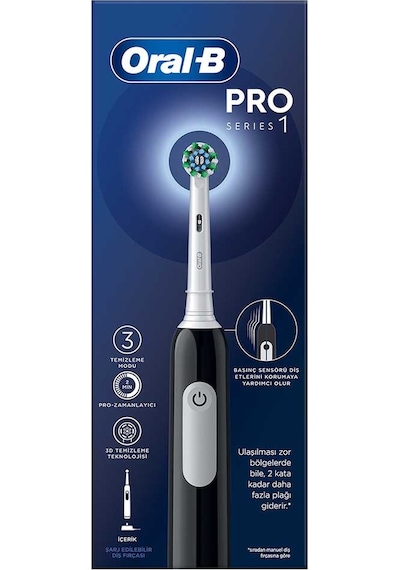 Oral-B Pro Series 1 3D Cleaning Şarjlı Diş Fırçası Siyah