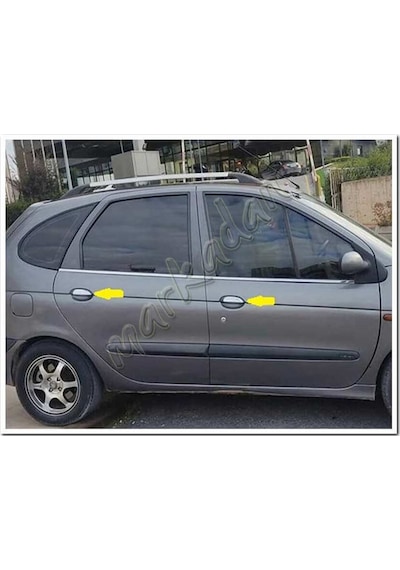 Renault Scenic Krom Kapı Kolu 1996-2003 4 Kapı Paslanmaz  Çelik