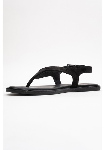 Luvishoes Luvi Shoes Belinda Siyah Süet Hakiki Deri Kadın Parmak Arası Sandalet Siyah Süet Luvishoes Luvi Shoes Belinda Siyah Süet Hakiki Deri Kadın Parmak Arası Sandalet Siyah Süet