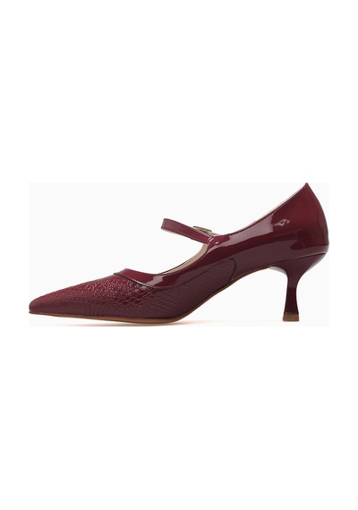 Kuum Kadın Stiletto Ayakkabı 26k K145-25766 Bordo