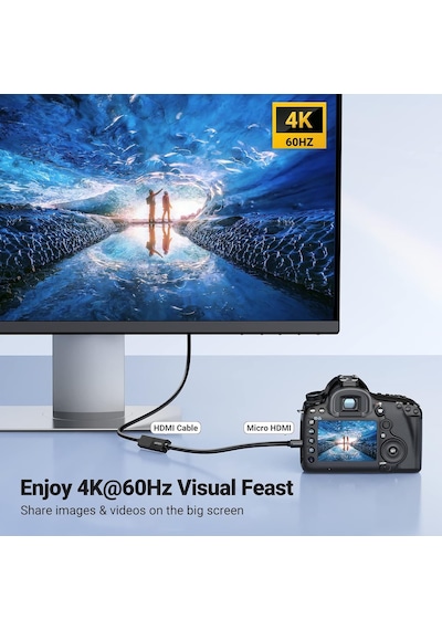 Mikro Hdmı Adaptörü 4k 60hz Mikro Hdmı - Hdmı Adaptörü 3d 1080p Hdmı Tip D - A Mikro Hdmı Adaptör Kablosu Raspberry Pi 4, Gopro 7, 6, 5, Kamera, Odroıd Vb. İle Uyumlu. Siyah Mikro Hdmı Adaptörü 4k 60hz Mikro Hdmı - Hdmı Adaptörü 3d 1080p Hdmı Tip D - A Mikro Hdmı Adaptör Kablosu Raspberry Pi 4, Gopro 7, 6, 5, Kamera, Odroıd Vb. İle Uyumlu. Siyah