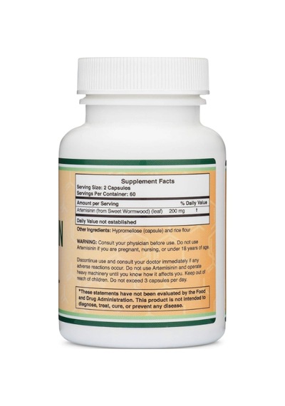 Double Wood Artemisinin 200mg 120 Capsul. Usa Menşei Tr Tek Y...