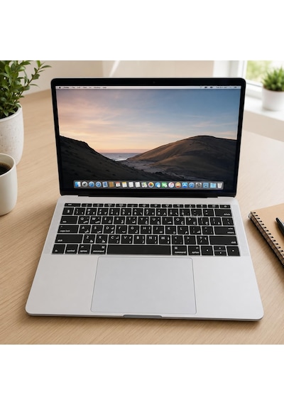 Macbook Arapça Klavye Koruyucu A1534 A1708 Uyumlu Silikon Klavye Koruyucu Arapça Baskılı Us Amerikan Enter Siyah