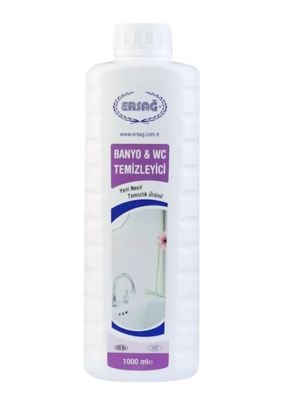 Ersağ Genel Temizlik 2 x 1 L + Banyo WC Temizleyici 2 x 1 L