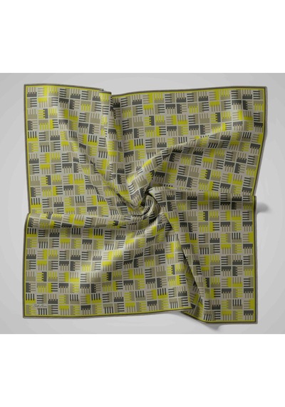 Silk Home Yaz Esintisi Eşarp 150001-07 Yeşil, Antrasit, Fıstık Yeşili