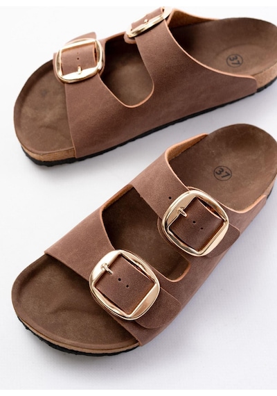 Aymood P-101 Taba Günlük Birkenstock Kadın Terlik