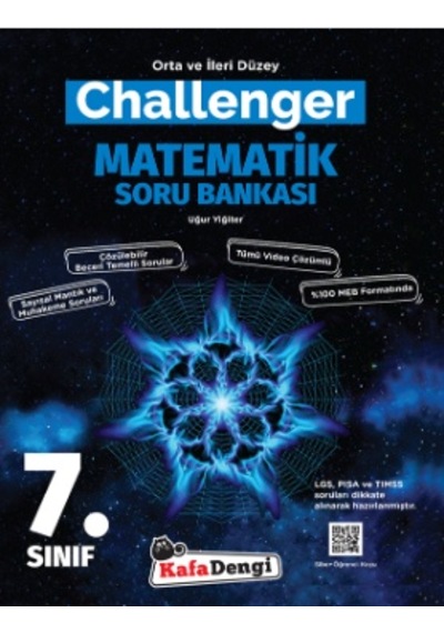 Kafa Dengi 7.Sınıf Challenger Matematik Soru Bankası - Yeni