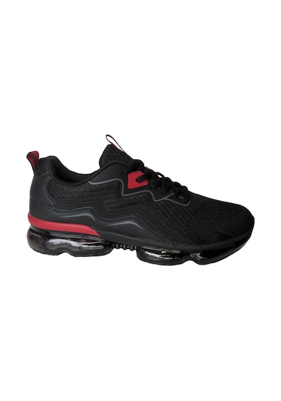 Kinetix Air Max Over Siyah Kırmızı Yürüyüş Koşu Ayakkabı Siyah - Kırmızı